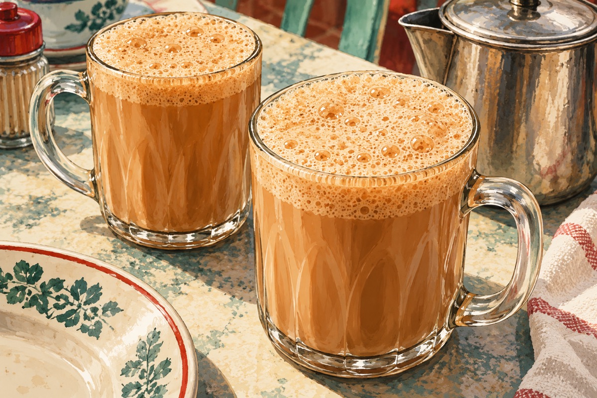 Teh Tarik — AI travel illustration