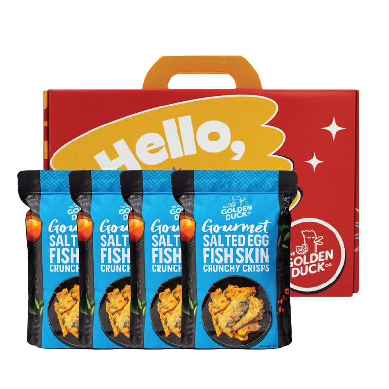The Golden Duck · Salted Egg Fish Skin Snackbox