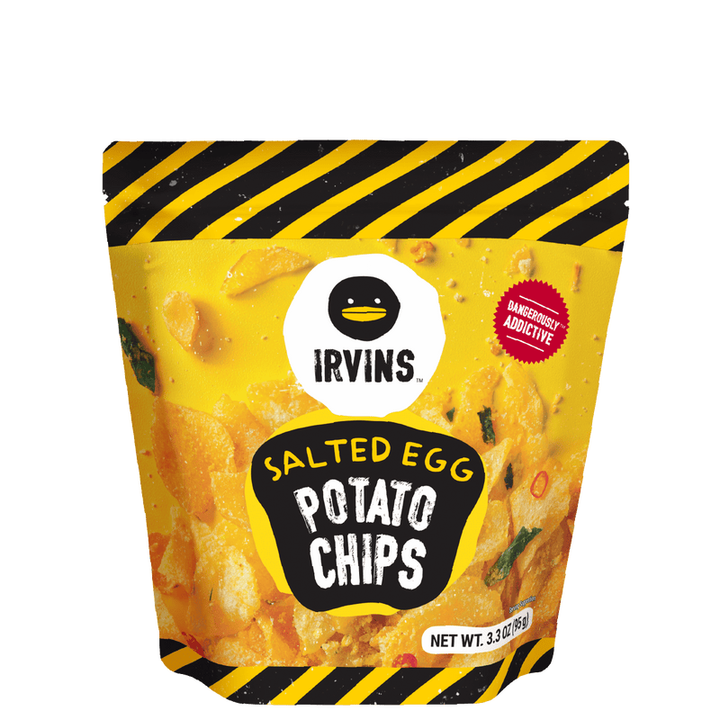 IRVINS · Salted Egg Potato Chips