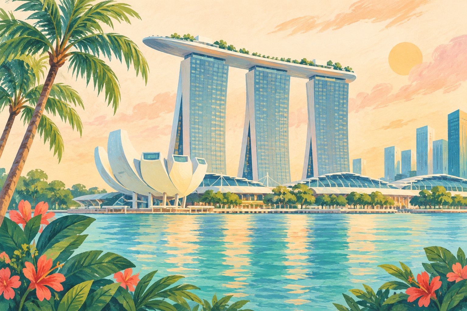 Places to go — AI thematic illustration, not a location photo